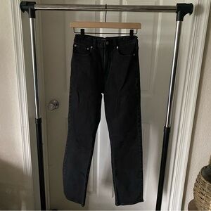 Madewell 90s straight black